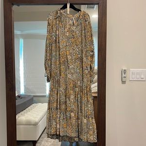 Free People Feeling Groovy MIDI Dress